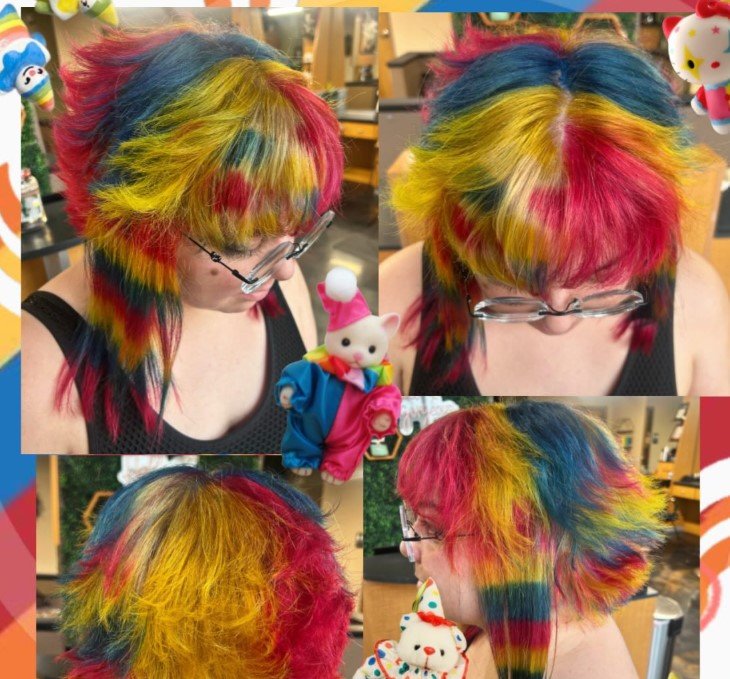 Halloween Clown Hairstyles